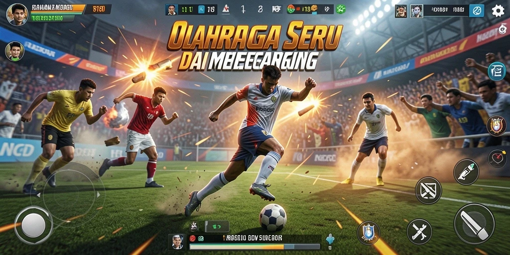 Tampilan gameplay seru dari 8180 yang menghadirkan olahraga terbaik.