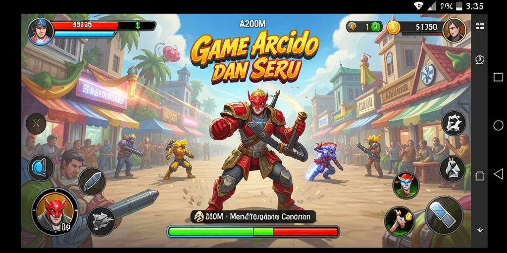 Tampilan menarik dari gameplay A200M yang penuh tantangan.