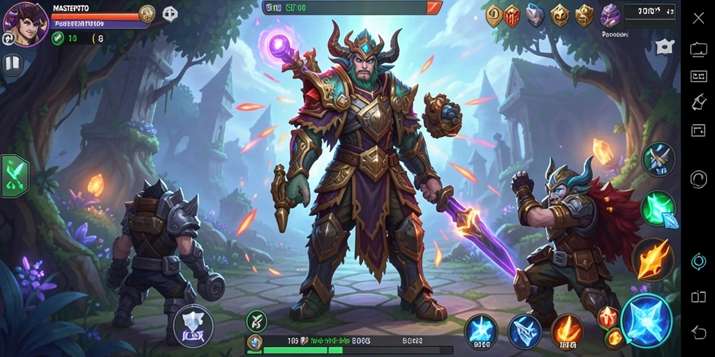 Gameplay MASTERTOTO menampilkan aksi seru dalam petualangan RPG.