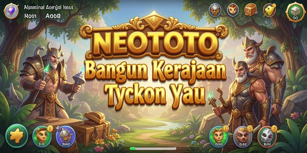 Tampilan gameplay mendebarkan dari NEOTOTO, pengalaman Tycoon yang mengasyikkan.