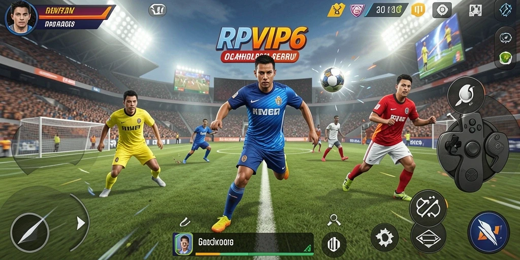Tampilan gameplay RPVIP6 yang mendebarkan dengan aksi olahraga seru.