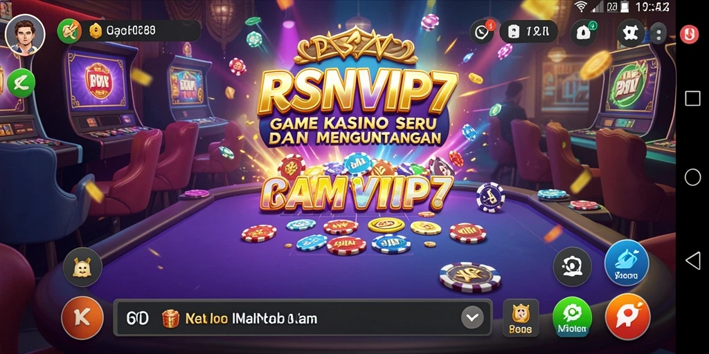 Screenshot gameplay RSNVIP7 menampilkan keseruan permainan Kasino yang menarik.