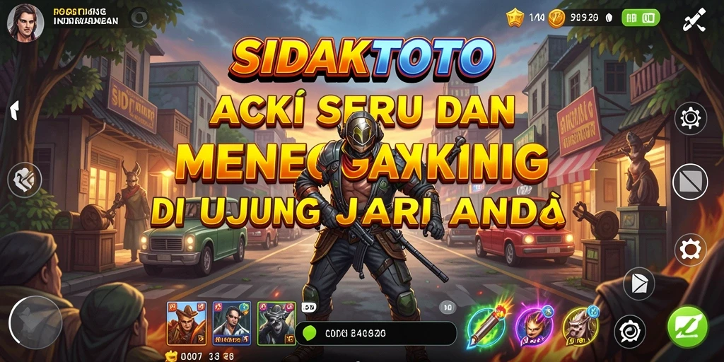 Tampilan mendebarkan gameplay SIDAKTOTO yang penuh aksi.