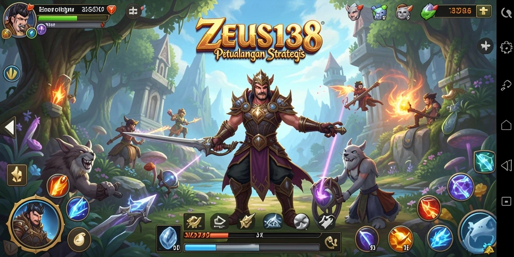 Tampilan gameplay ZEUS138 yang menakjubkan dan menggugah semangat.